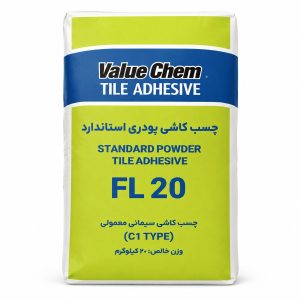 چسب کاشی پودری ولیوکم غفاری 20 کیلو
